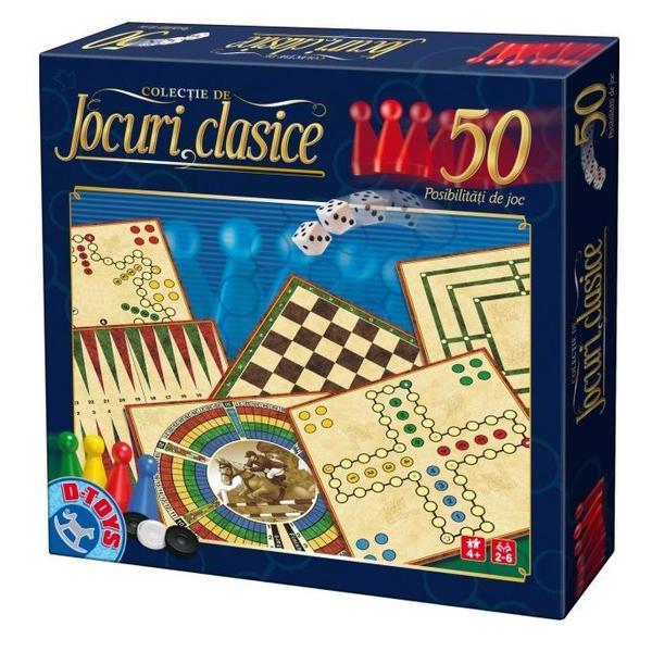 Joc de societate - Colectie de jocuri clasice: 50 posibilitati de joc Joc de societate - Colectie de jocuri clasice: 50 posibilitati de joc