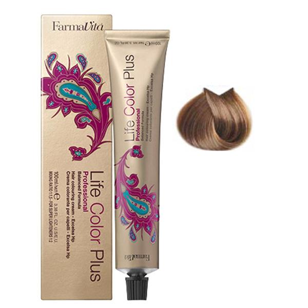 Vopsea Permanenta - FarmaVita Life Color Plus Professional, nuanta 8.03 Warm Light Blonde, 100 ml Vopsea Permanenta - FarmaVita Life Color Plus Professional, nuanta 8.03 Warm Light Blonde, 100 ml