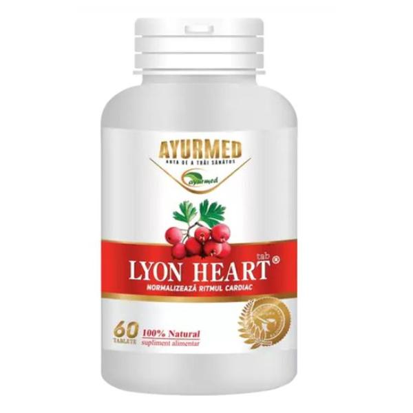Supliment Alimentar Lyon Heart 100% Natural - Star International Ayurmed, 60 tablete Supliment Alimentar Lyon Heart 100% Natural - Star International Ayurmed, 60 tablete