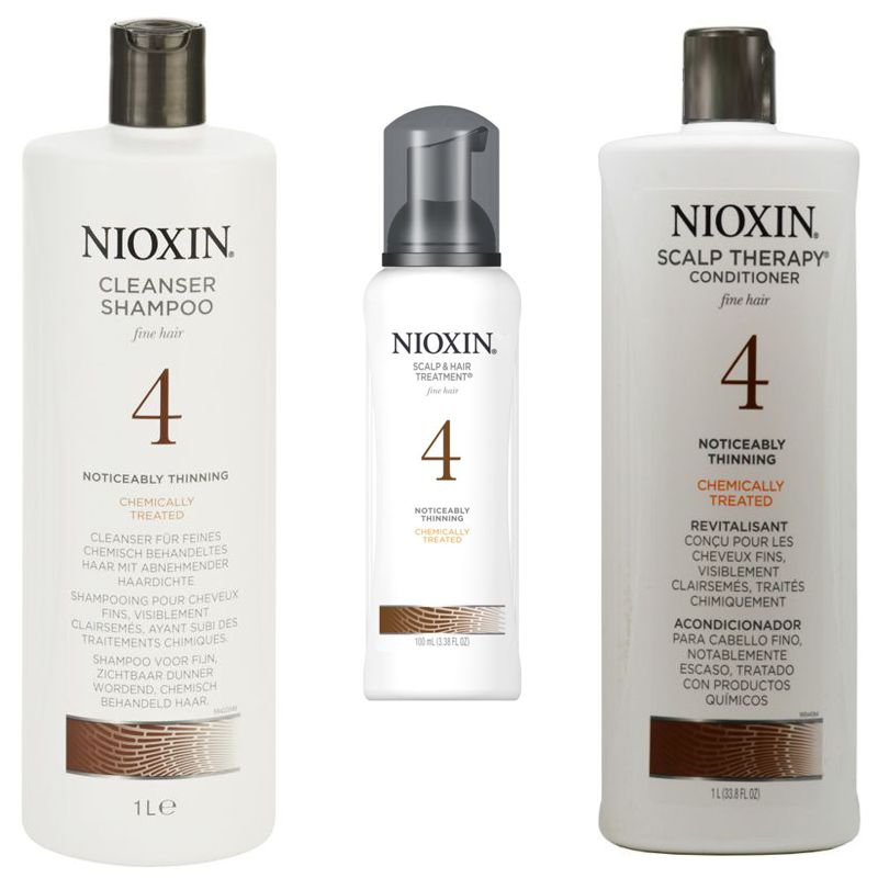 Nioxin - Pachet Maxi System 4 pentru parul cu tendinta notabila de subtiere, fin si vopsit Nioxin - Pachet Maxi System 4 pentru parul cu tendinta notabila de subtiere, fin si vopsit