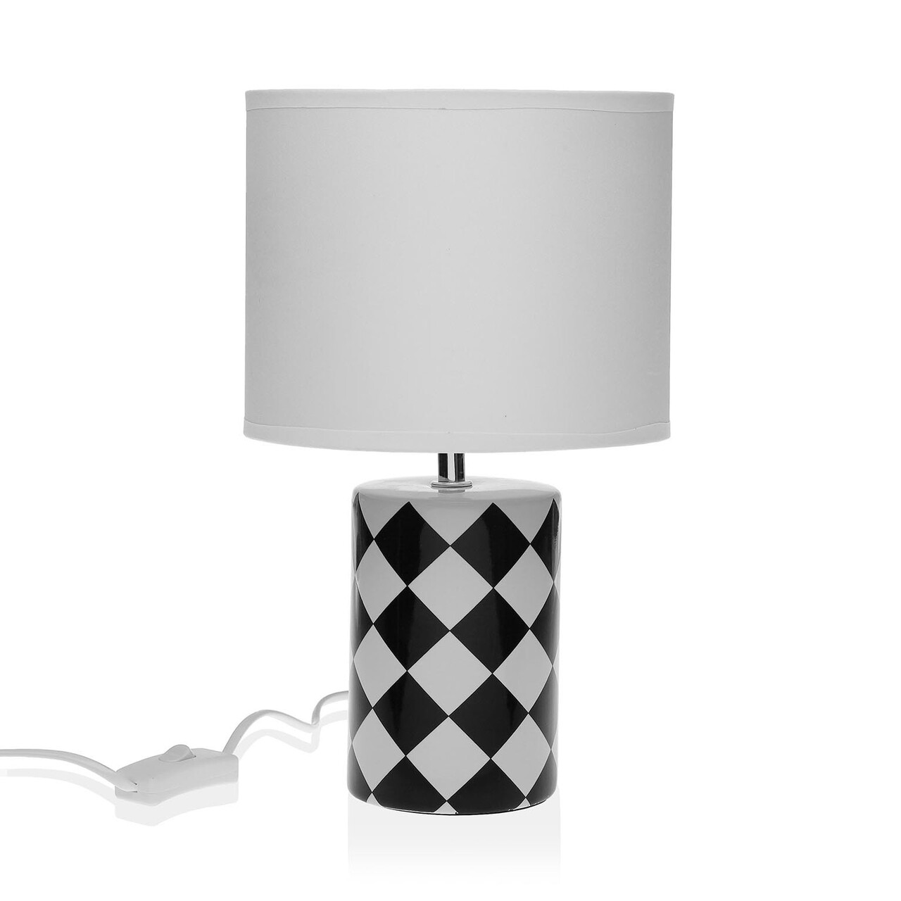 Lampa de masa Niu Rombos, Versa, 20 x 38 cm, 1 x E14, 40W, ceramica Lampa de masa Niu Rombos, Versa, 20 x 38 cm, 1 x E14, 40W, ceramica