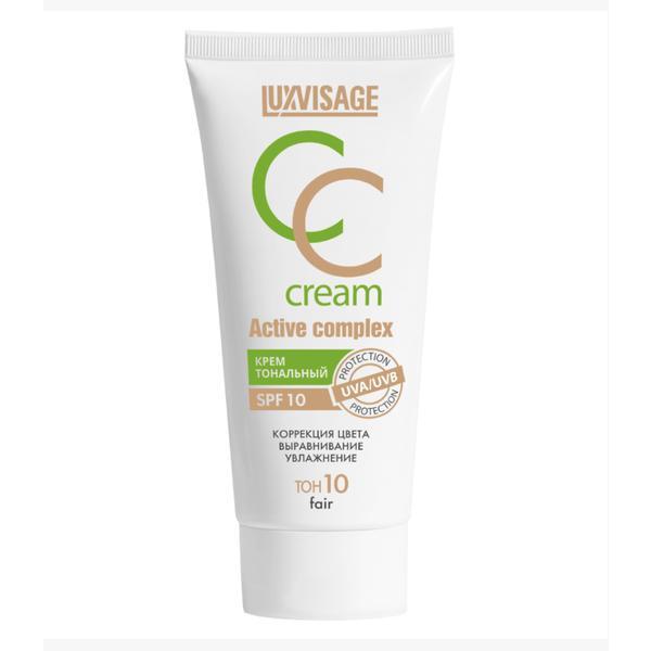 Fond de ten Cc Active Complex Foundation Cream Spf 10 - nuanța 10 Fair - Luxvisage, 35ml Fond de ten Cc Active Complex Foundation Cream Spf 10 - nuanța 10 Fair - Luxvisage, 35ml