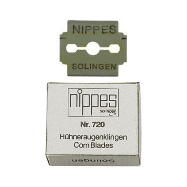 Lame rezerva pentru razator calcaie, Nippes Solingen, 720, 10 buc Lame rezerva pentru razator calcaie, Nippes Solingen, 720, 10 buc