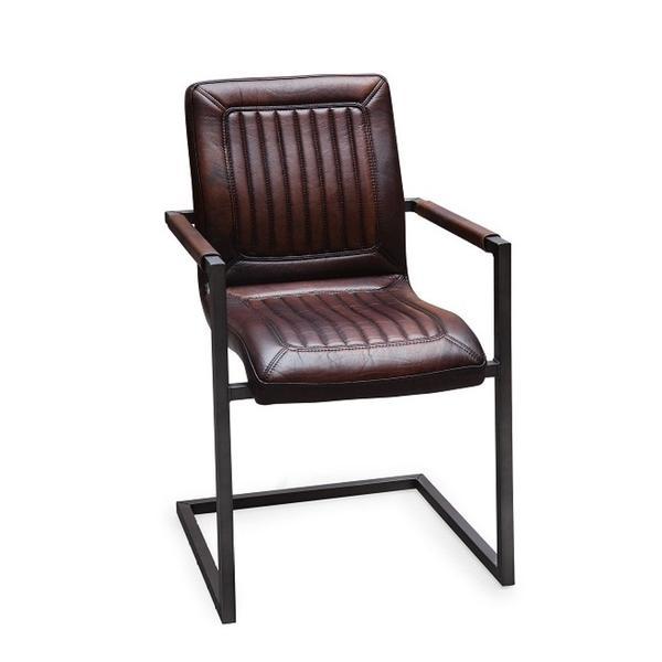 Scaun de living si birou din piele naturala, model indu brooklyn s Scaun de living si birou din piele naturala, model indu brooklyn s