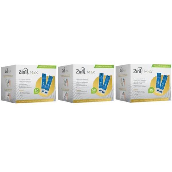 2in1 MaX teste glicemie x 150 buc, compatibile cu glucometrul 2in1 MaX + CADOU organizator medicamente 28 casete 2in1 MaX teste glicemie x 150 buc, compatibile cu glucometrul 2in1 MaX + CADOU organizator medicamente 28 casete