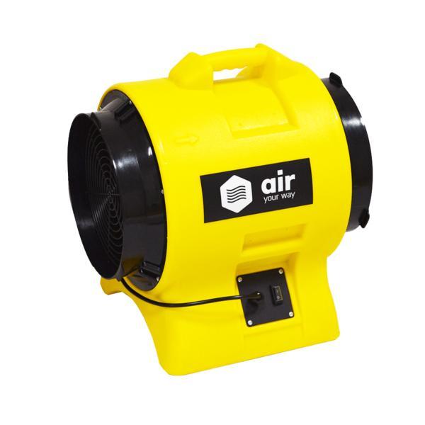 Ventilator axial AIR AP110012, Portabil, Exhaustor, Flux aer 3230 mc/h, 220-240 V, Galben Ventilator axial AIR AP110012, Portabil, Exhaustor, Flux aer 3230 mc/h, 220-240 V, Galben