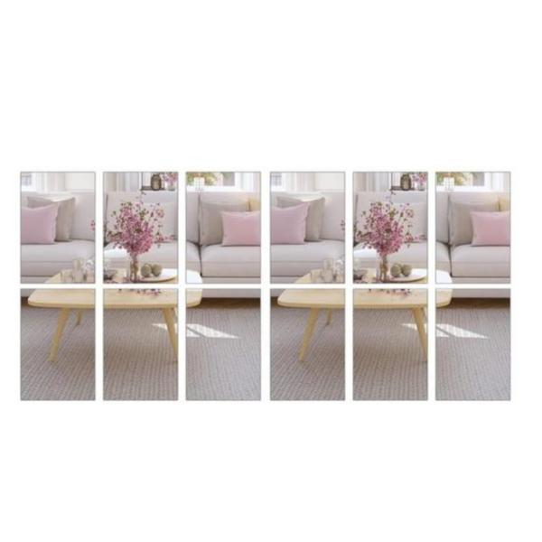 Set 18 Oglinzi Acrilice Autoadezive Model Dreptunghi 10 x 15 cm G Glixicom® - Glixicom Set 18 Oglinzi Acrilice Autoadezive Model Dreptunghi 10 x 15 cm G Glixicom® - Glixicom