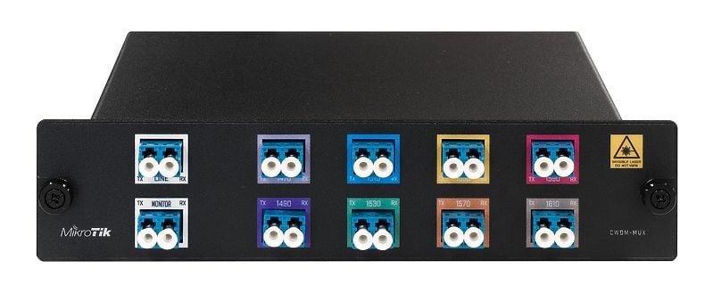 mikrotik Mikrotik CWDM-MUX8A adaptoare pentru fibre optice 1 buc. Negru (CWDM-MUX8A)