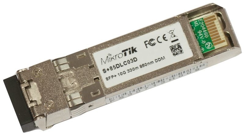 mikrotik Mikrotik S+85DLC03D module de emisie-recepție pentru rețele Fibră optică 10000 Mbit/s SFP+ 850 nm (S+85DLC03D)