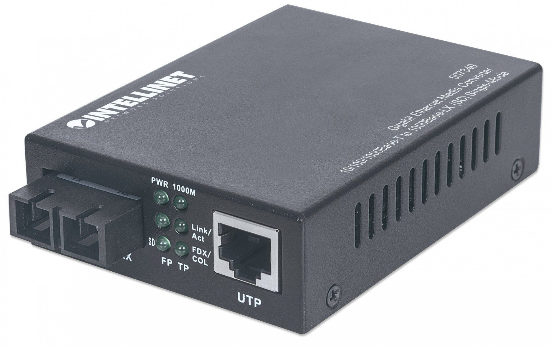 Intellinet 507349 convertoare media pentru rețea 1000 Mbit/s 1310 nm Monomodală Negru (507349)