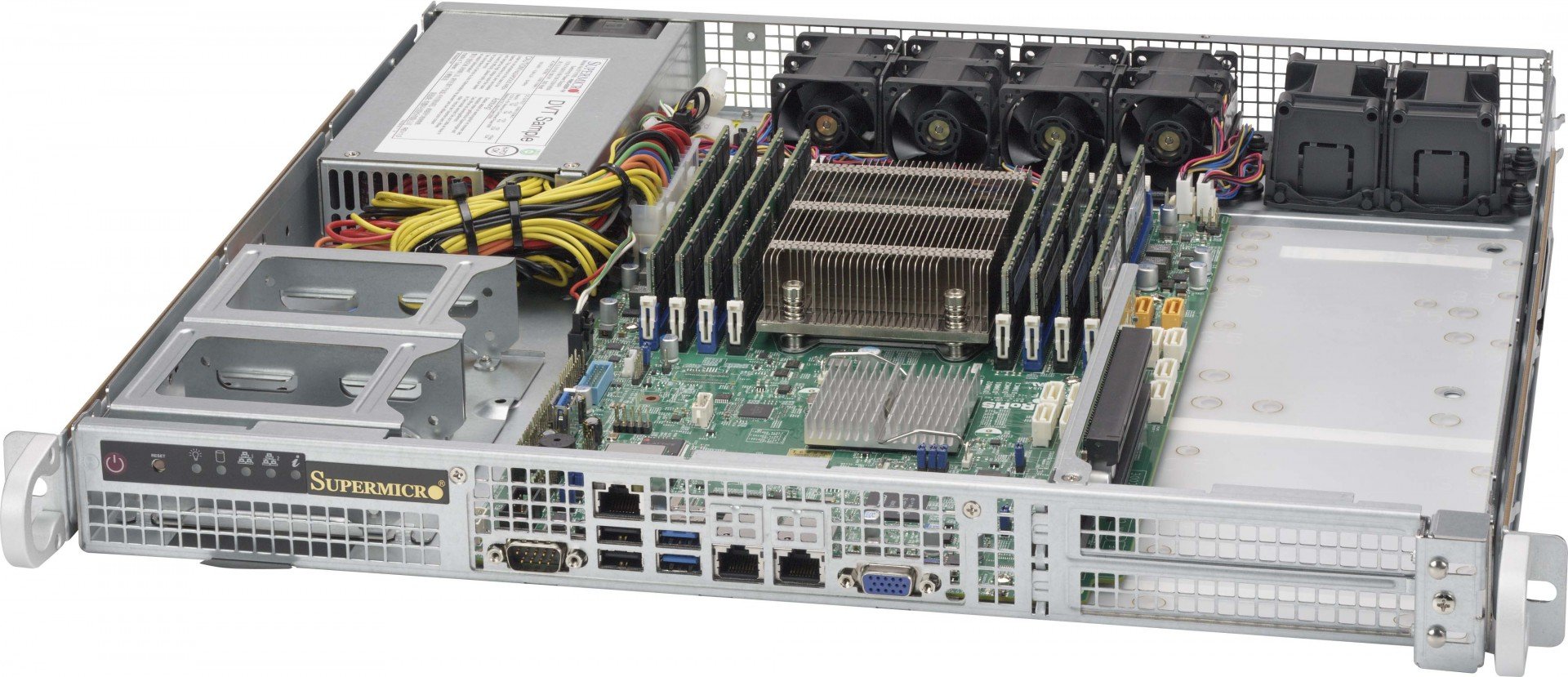Supermicro CSE-515-350 carcase PC Cabinet metalic Argint 350 W (CSE-515-350) Supermicro CSE-515-350 carcase PC Cabinet metalic Argint 350 W (CSE-515-350)