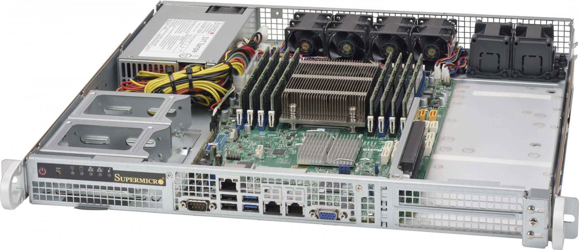 Supermicro CSE-515-350 carcase PC Cabinet metalic Argint 350 W (CSE-515-350)