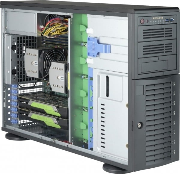 Supermicro CSE-743AC-1K26B-SQ carcase PC Full Tower Negru 1200 W (CSE-743AC-1K26B-SQ) Supermicro CSE-743AC-1K26B-SQ carcase PC Full Tower Negru 1200 W (CSE-743AC-1K26B-SQ)