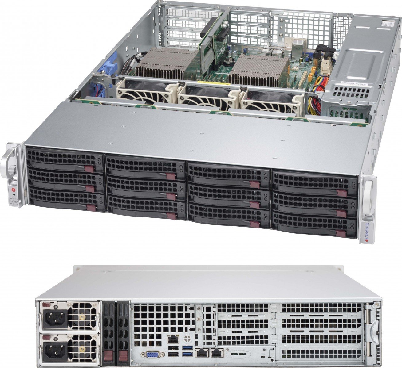 Supermicro CSE-826BAC4-R920WB carcase PC Cabinet metalic Negru 920 W (CSE-826BAC4-R920WB)