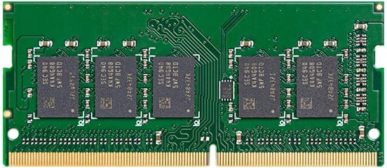 synology Synology D4ES01-4G module de memorie 4 Giga Bites 1 x 4 Giga Bites DDR4 CCE (D4ES01-4G)