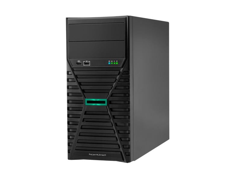 hpe HPE ProLiant ML30 Gen11 Intel Xeon E-2414 Quad-Core (2.60GHz 12MB) 16GB (1 x 16GB) 4 x Non-Hot Plug 3.5in LFF Intel VROC RAID 350W (P65093-421) hpe HPE ProLiant ML30 Gen11 Intel Xeon E-2414 Quad-Core (2.60GHz 12MB) 16GB (1 x 16GB) 4 x Non-Hot Plug 3.5in LFF Intel VROC RAID 350W (P65093-421)