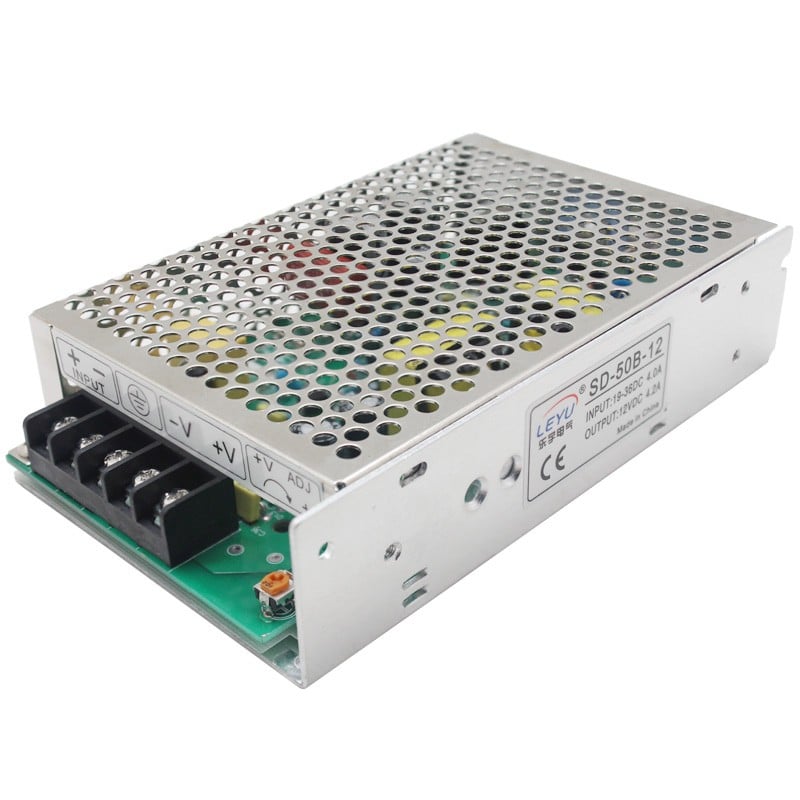 Extralink VOLTAGE CONVERTER DC/DC 24V-12V 50W SD-50B-12 adaptoare și invertoare de curent De interior Aluminiu (EX.18099) Extralink VOLTAGE CONVERTER DC/DC 24V-12V 50W SD-50B-12 adaptoare și invertoare de curent De interior Aluminiu (EX.18099)