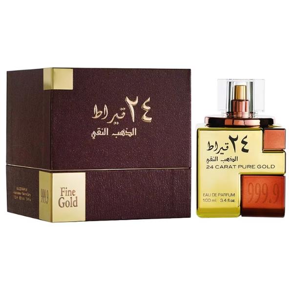 Apa de Parfum pentru Barbati - Lattafa Perfumes EDP 24 Carat Pure Gold, 100 ml Apa de Parfum pentru Barbati - Lattafa Perfumes EDP 24 Carat Pure Gold, 100 ml
