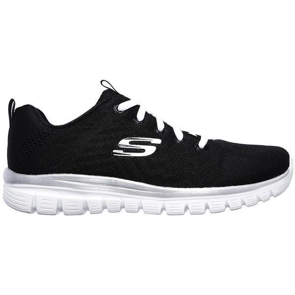 Pantofi sport femei Skechers Get Connected 12615W-BKW, 37.5, Negru Pantofi sport femei Skechers Get Connected 12615W-BKW, 37.5, Negru