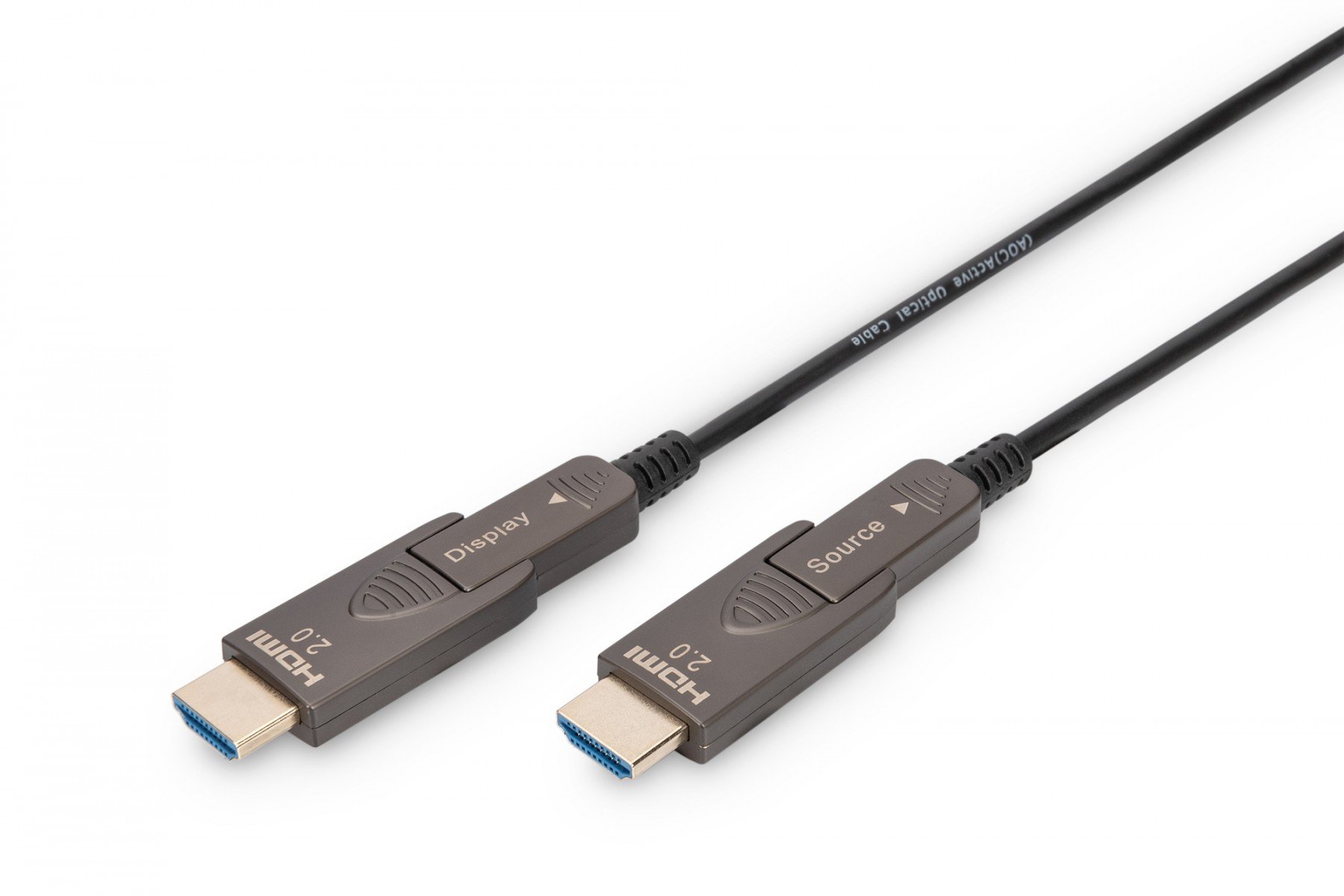DIGITUS 4K HDMI AOC Connectioncable HDMI to HDMI; 4K*2K@60HZ 20m Detachable (AK-330127-200-S) DIGITUS 4K HDMI AOC Connectioncable HDMI to HDMI; 4K*2K@60HZ 20m Detachable (AK-330127-200-S)