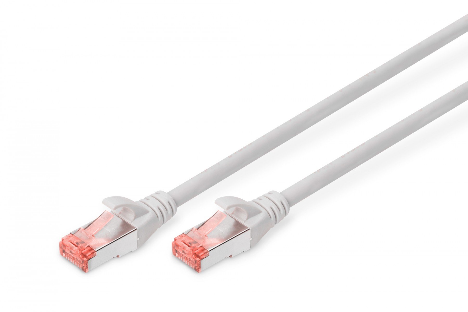 DIGITUS CAT 6 S-FTP patch cord, Cu, LSZH AWG 27/7, length 0.5 m, grey (DK-1644-005) DIGITUS CAT 6 S-FTP patch cord, Cu, LSZH AWG 27/7, length 0.5 m, grey (DK-1644-005)