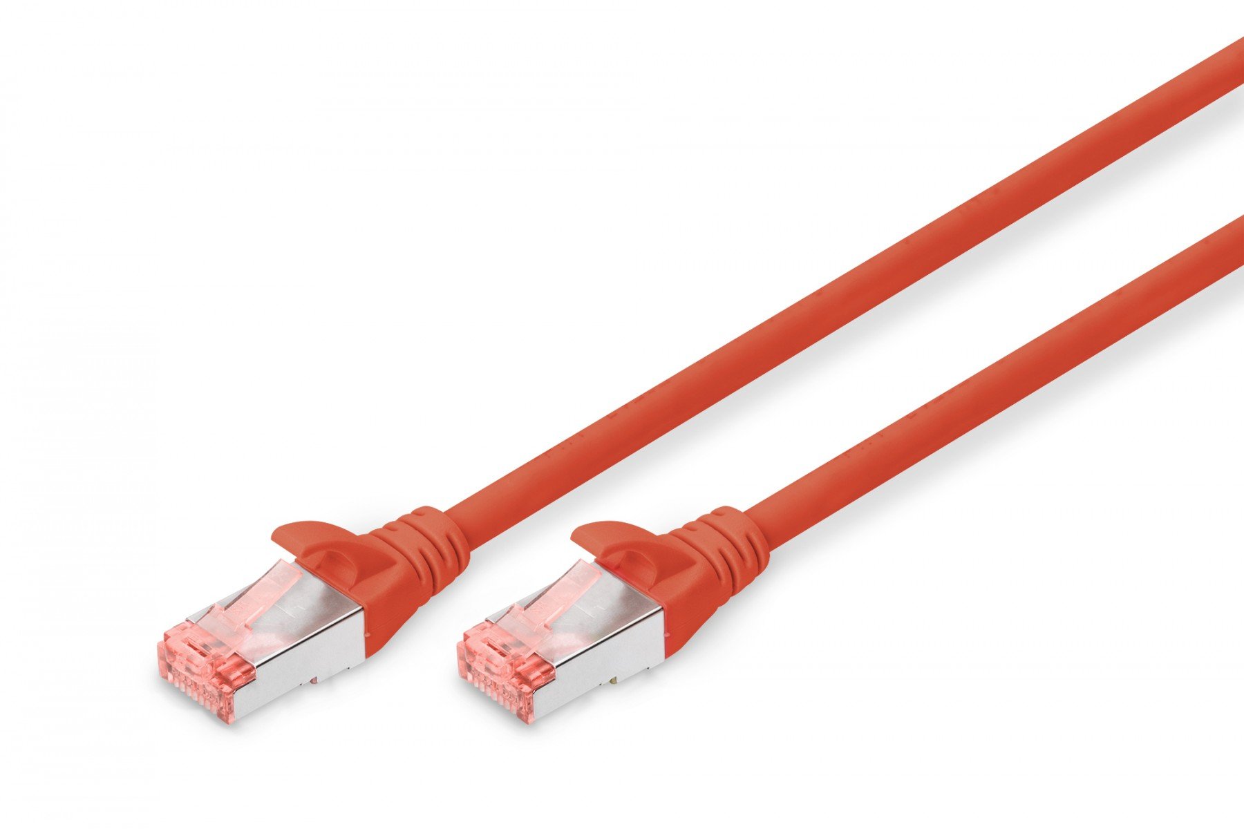 DIGITUS CAT 6 S-FTP patch cord, Cu, LSZH AWG 27/7, length 1 m, color red (DK-1644-010/R) DIGITUS CAT 6 S-FTP patch cord, Cu, LSZH AWG 27/7, length 1 m, color red (DK-1644-010/R)
