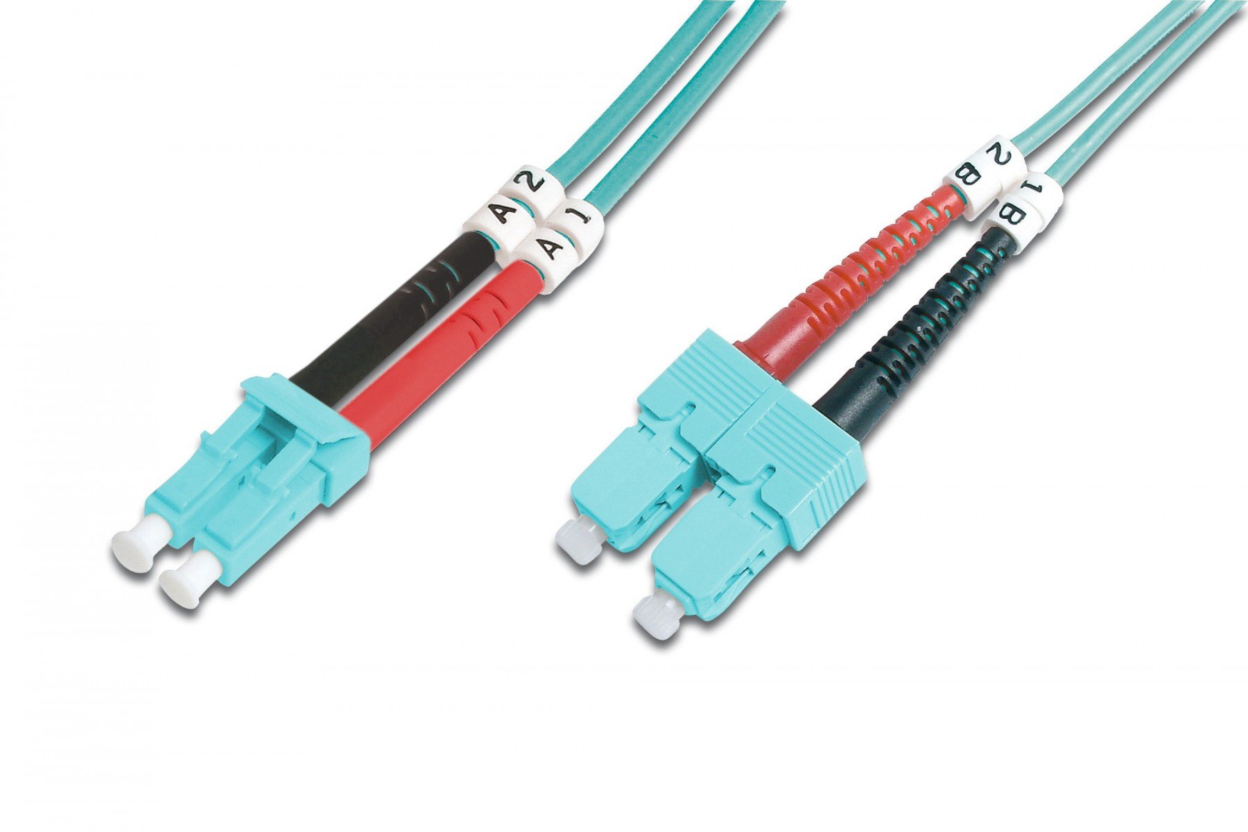 DIGITUS FO patch cord, duplex, LC to SC MM OM3 50/125 µ, 5 m (DK-2532-05/3) DIGITUS FO patch cord, duplex, LC to SC MM OM3 50/125 µ, 5 m (DK-2532-05/3)