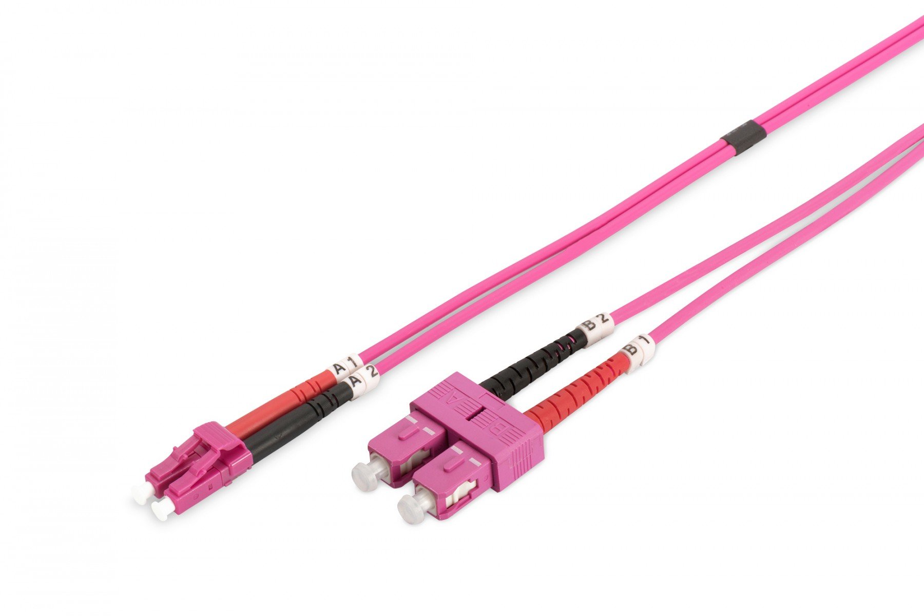 DIGITUS FO patch cord, duplex, LC to SC MM OM4 50/125 µ, 3 m (DK-2532-03-4) DIGITUS FO patch cord, duplex, LC to SC MM OM4 50/125 µ, 3 m (DK-2532-03-4)