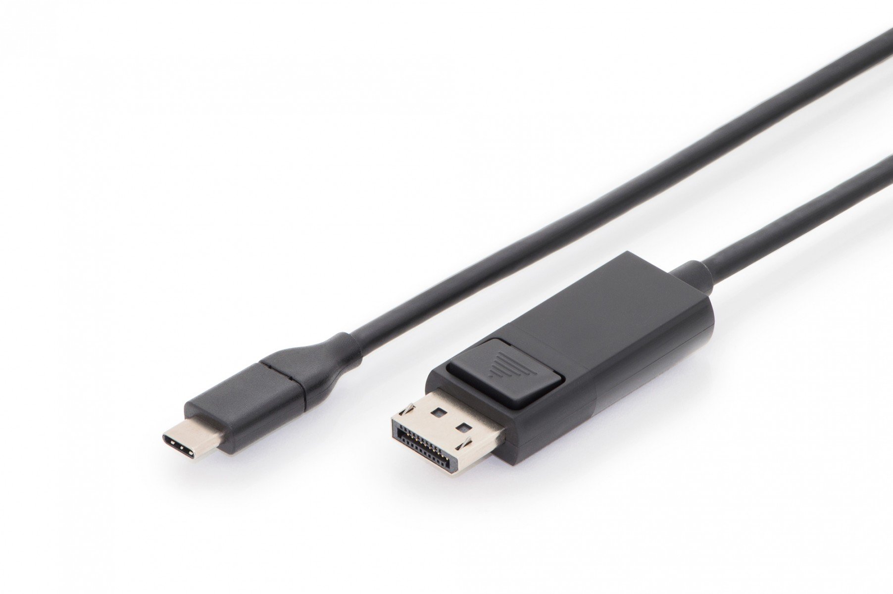 DIGITUS USB Type-C adapter cable, Type-C to DP M/M, 2.0m, 4K/60Hz, 32,4 GB, bl, gold (AK-300333-020-S) DIGITUS USB Type-C adapter cable, Type-C to DP M/M, 2.0m, 4K/60Hz, 32,4 GB, bl, gold (AK-300333-020-S)