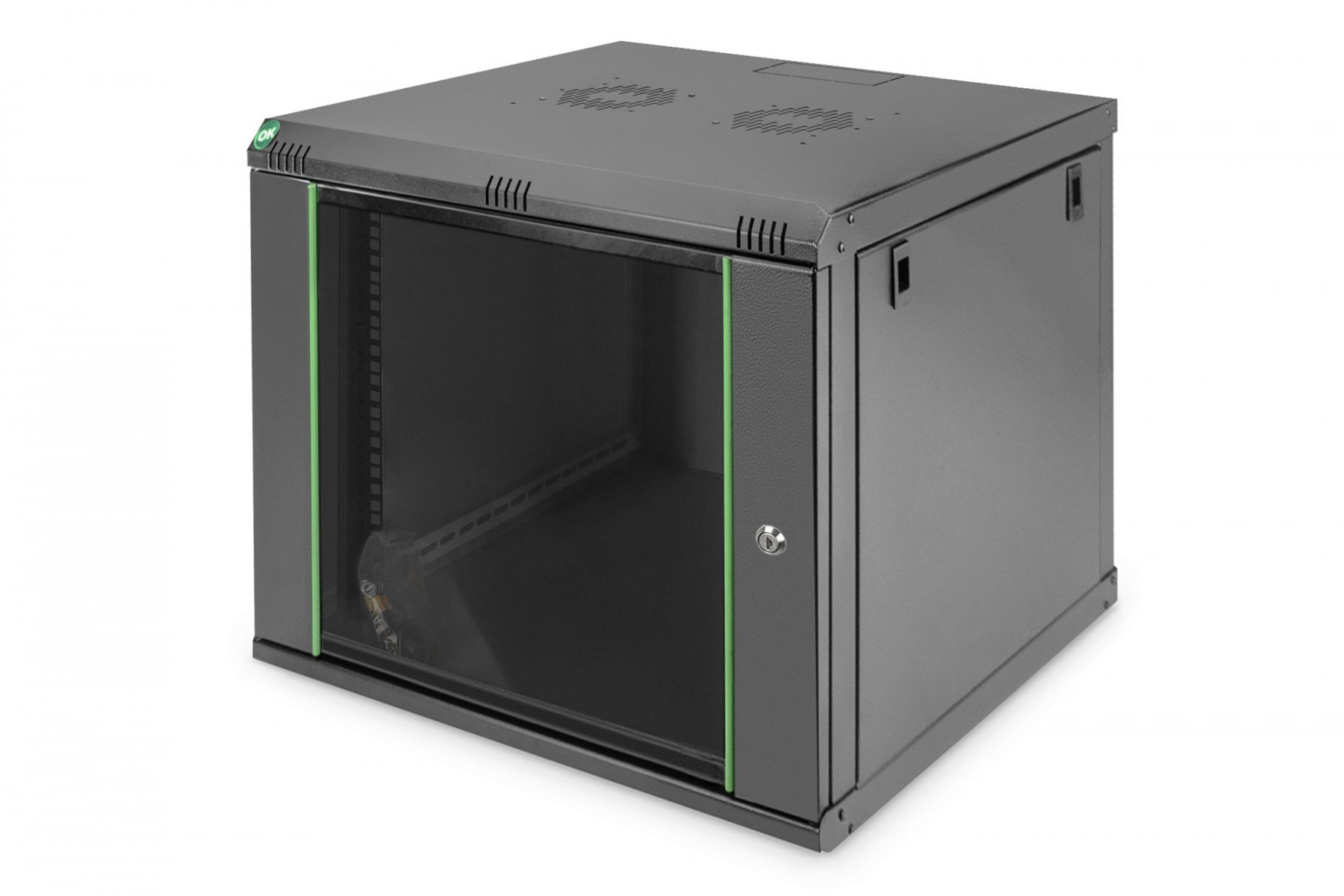 DIGITUS 9U wall mounting cabinet, Dynamic 478x600x450 mm, color black (RAL 9005) (DN-19 09-U-EC-SW) DIGITUS 9U wall mounting cabinet, Dynamic 478x600x450 mm, color black (RAL 9005) (DN-19 09-U-EC-SW)