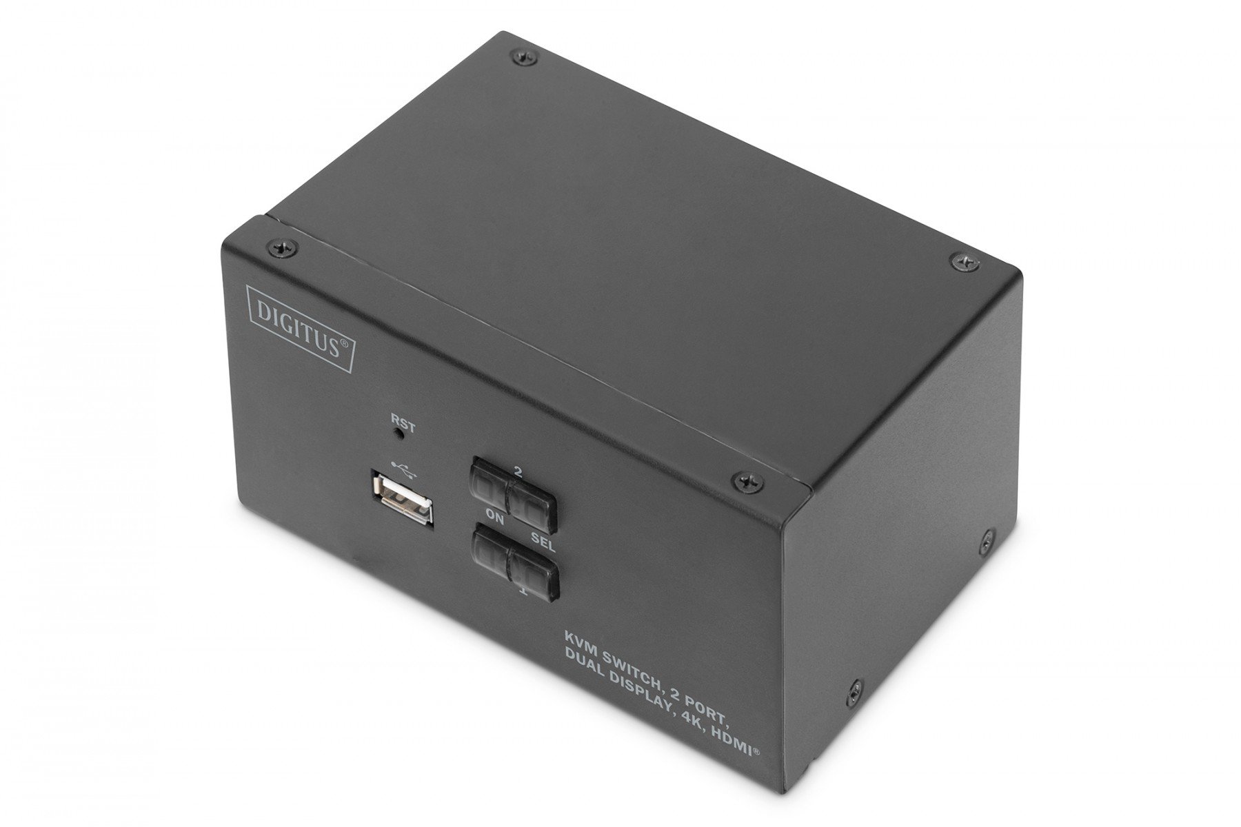 DIGITUS Desktop 2 Port HDMI KVM Switch 4k@30Hz, DualView (DS-12860) DIGITUS Desktop 2 Port HDMI KVM Switch 4k@30Hz, DualView (DS-12860)