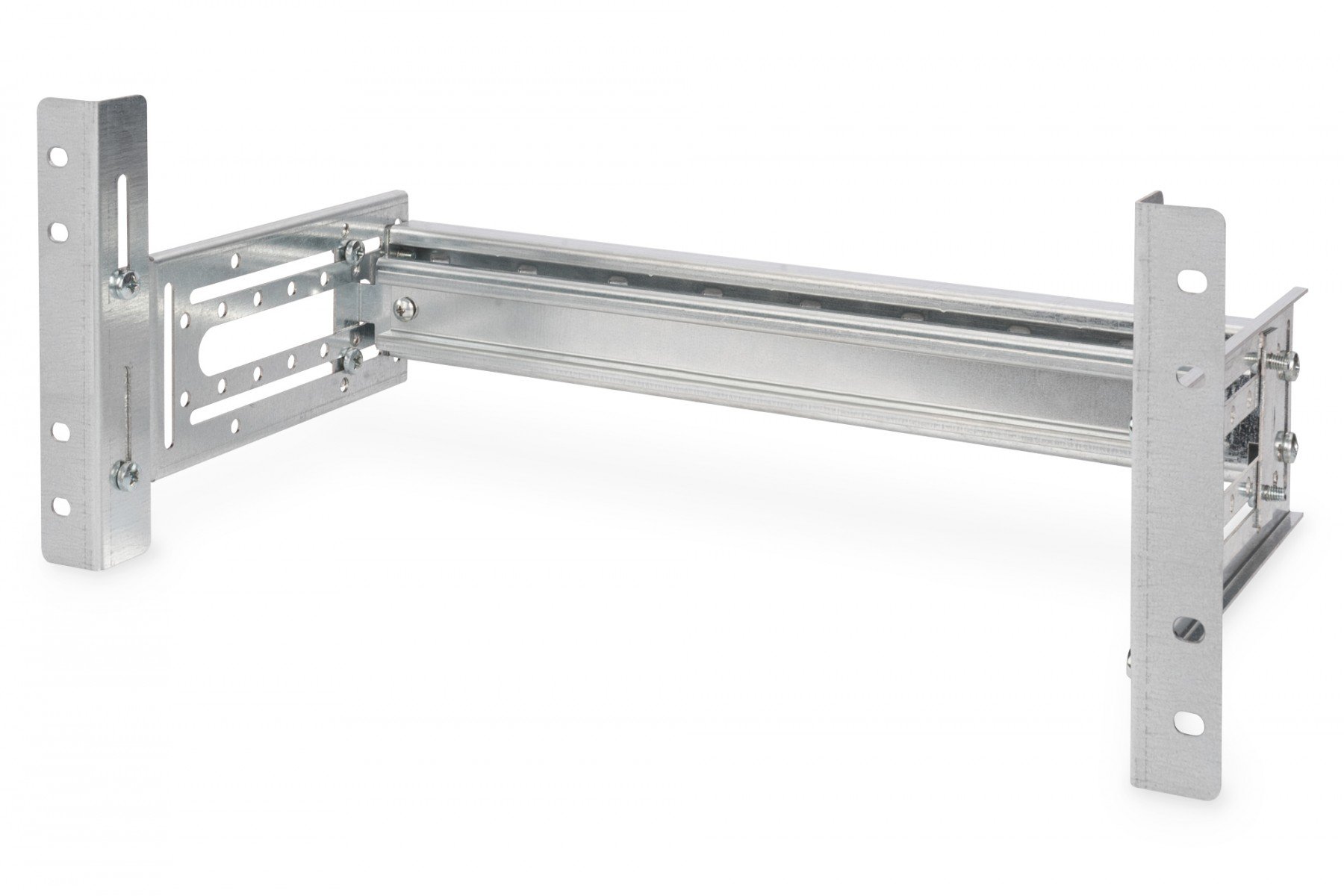 DIGITUS DIN rail holder, 4U, 178x483x223 mm, galvanized incl. din rail, variable depth and height (DN-19-DIN-4U) DIGITUS DIN rail holder, 4U, 178x483x223 mm, galvanized incl. din rail, variable depth and height (DN-19-DIN-4U)