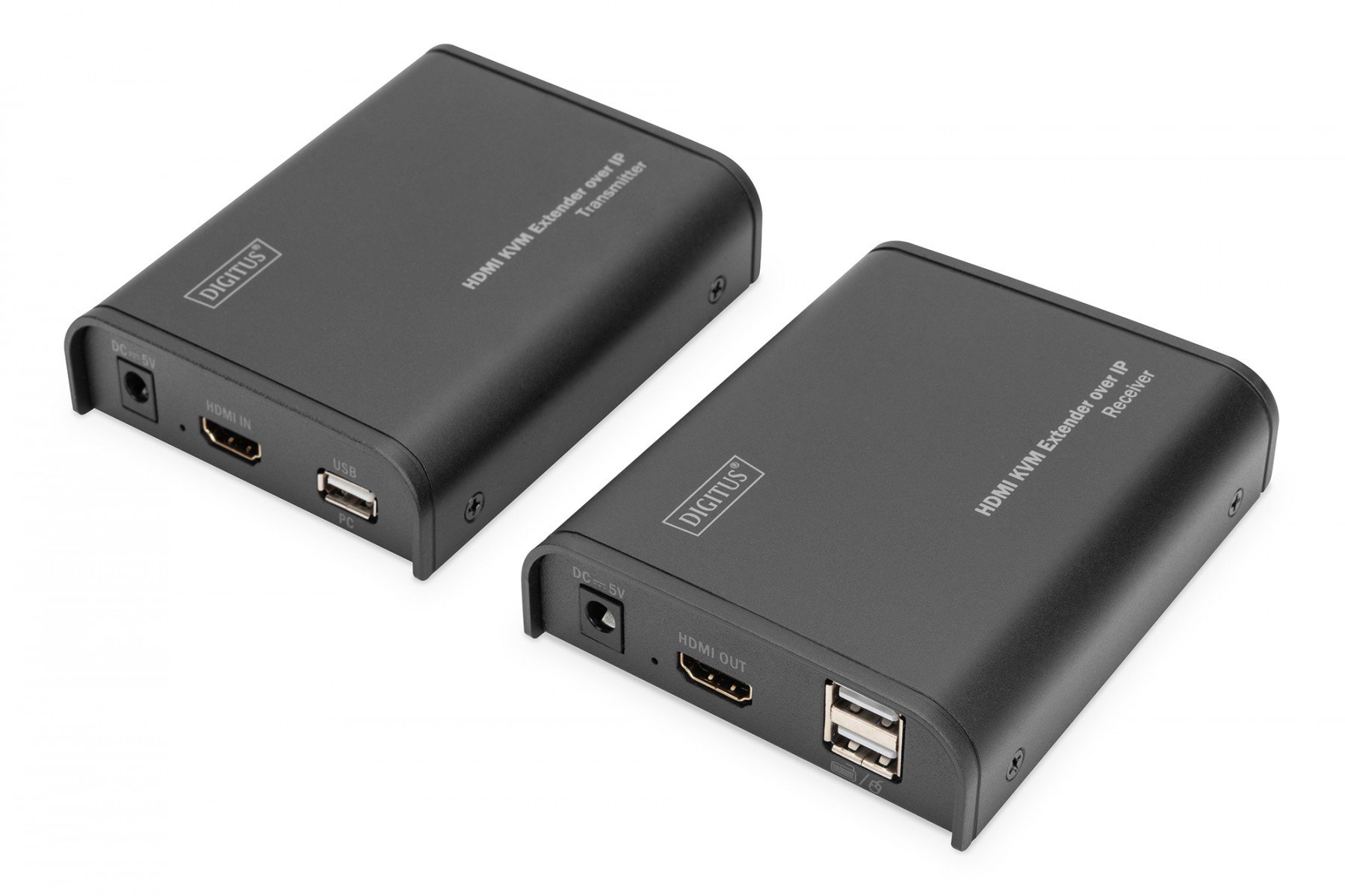DIGITUS HDMI KVM Extender, 120 m, Full HD, 1080p over network cable (Cat 5, 5E, 6), (DS-55202) DIGITUS HDMI KVM Extender, 120 m, Full HD, 1080p over network cable (Cat 5, 5E, 6), (DS-55202)