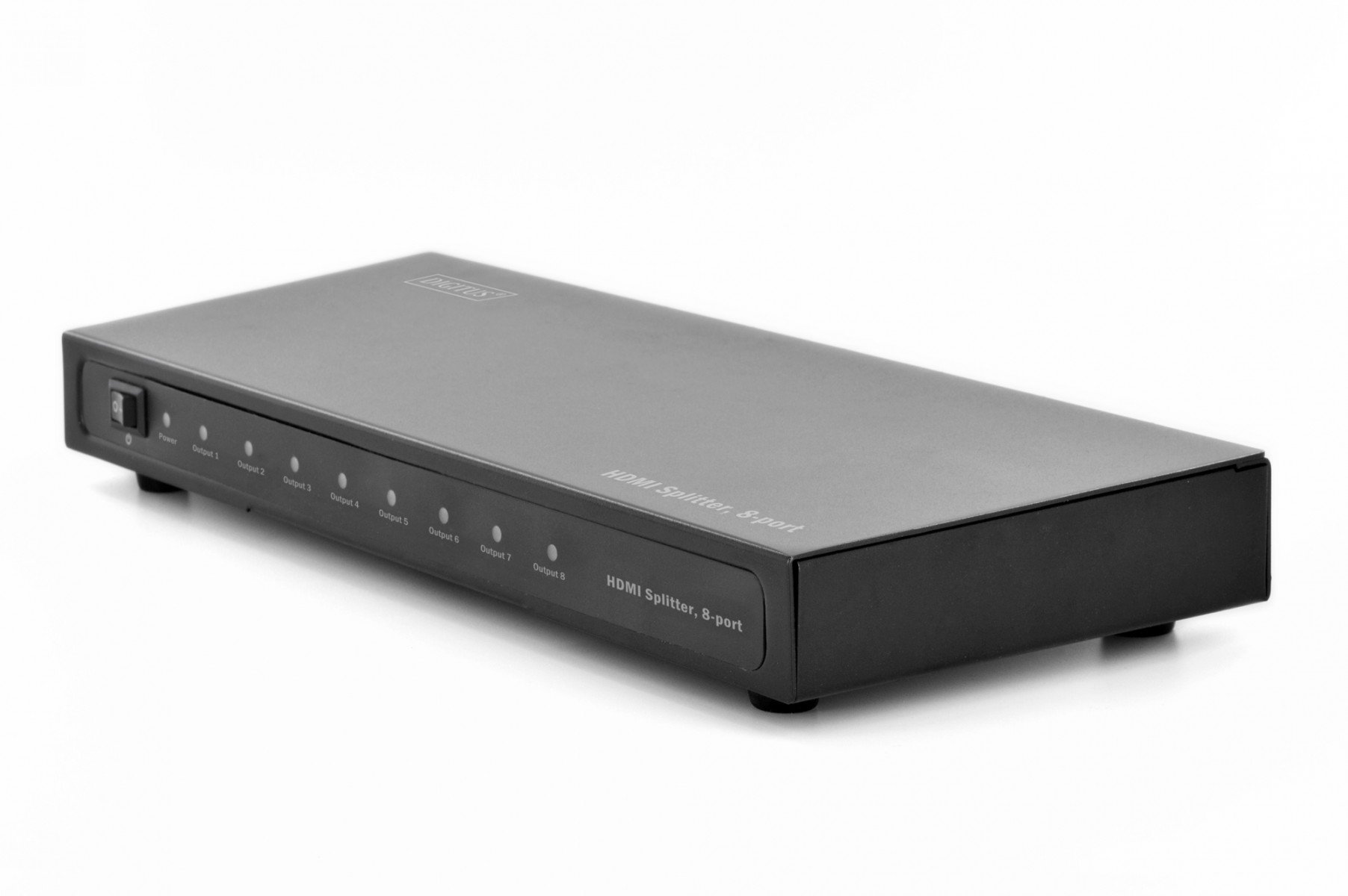 DIGITUS HDMI Splitter, 1x8, 1080p, 3D, High Speed 2.25 Ghz/225 MHz, metal housing, black (DS-43302) DIGITUS HDMI Splitter, 1x8, 1080p, 3D, High Speed 2.25 Ghz/225 MHz, metal housing, black (DS-43302)