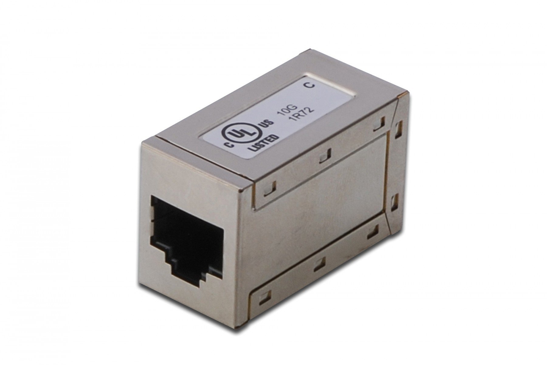 DIGITUS Modular Coupling, 8P8C, 1:1 shielded CAT6, metal housing (AT-AG 8/8 C6S) DIGITUS Modular Coupling, 8P8C, 1:1 shielded CAT6, metal housing (AT-AG 8/8 C6S)