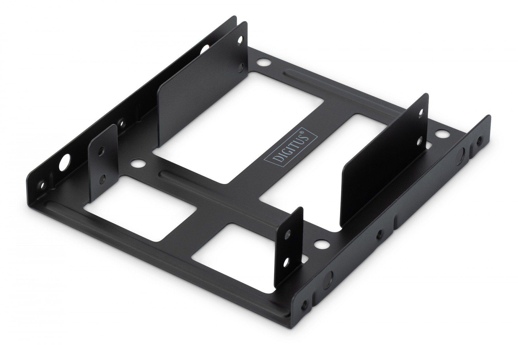 DIGITUS Mounting KIT: Dual SSD/HDD 2.5 -> 3.5 BAY Incl. Mounting Frame, Metal Black, Screws (DA-70431) DIGITUS Mounting KIT: Dual SSD/HDD 2.5 -> 3.5 BAY Incl. Mounting Frame, Metal Black, Screws (DA-70431)