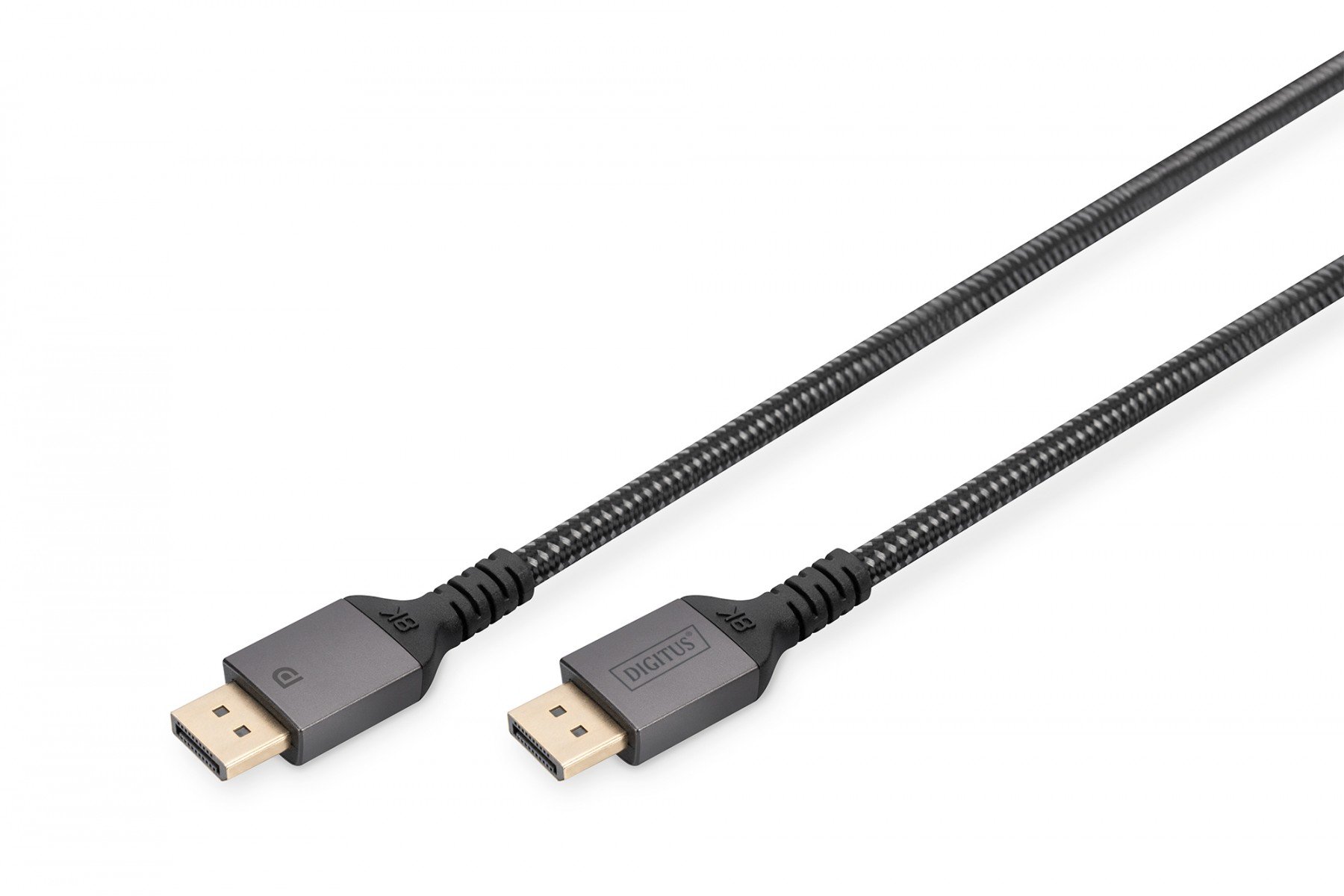 DIGITUS PREMIUM DP1.4CABLE DP to DP 8K/60Hz, 1m Aluminum Housing ,Gold plated, Support 8K/60HZ (DB-340201-010-S) DIGITUS PREMIUM DP1.4CABLE DP to DP 8K/60Hz, 1m Aluminum Housing ,Gold plated, Support 8K/60HZ (DB-340201-010-S)