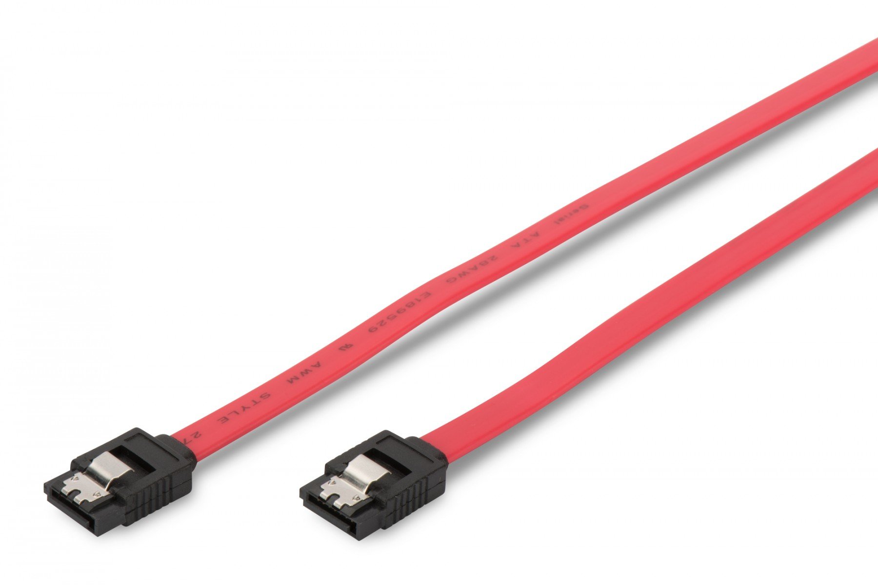 DIGITUS SATA connection cable, L-type, w/ latch F/F, 0.3m, straight, SATA II/III, re (AK-400102-003-R) DIGITUS SATA connection cable, L-type, w/ latch F/F, 0.3m, straight, SATA II/III, re (AK-400102-003-R)