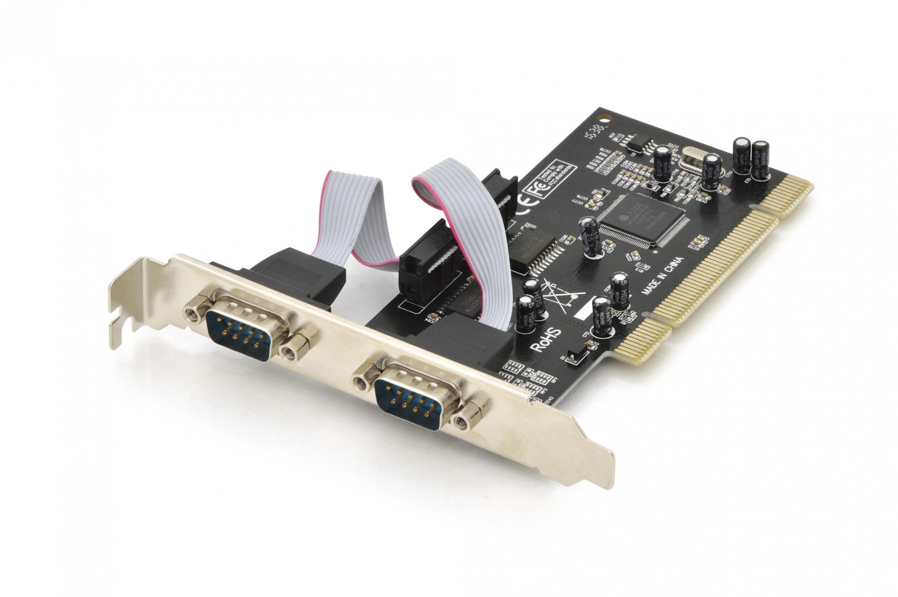 DIGITUS Serial I/O RS232 PCI Add-On Card 2-port, chipset: MCS9865 (DS-33003) DIGITUS Serial I/O RS232 PCI Add-On Card 2-port, chipset: MCS9865 (DS-33003)