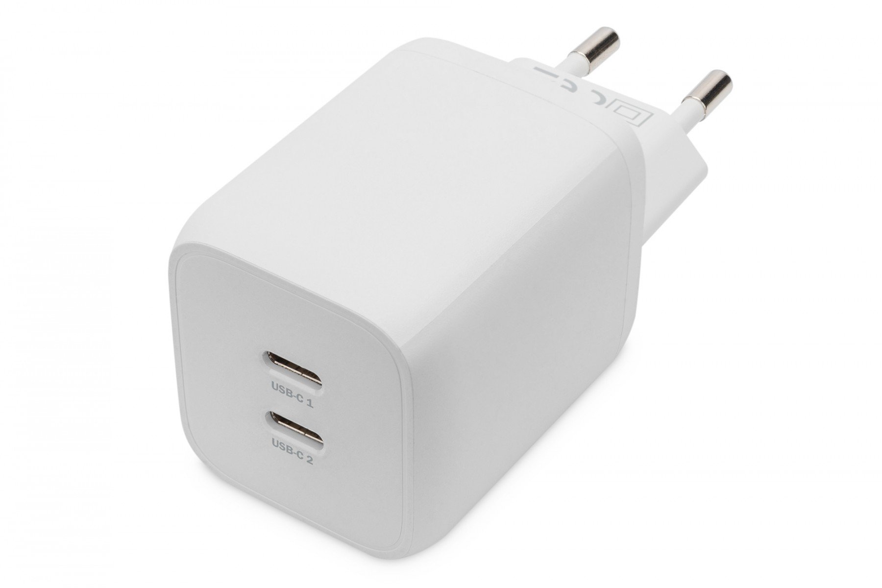 DIGITUS USB-C Mini charger, 2-Port, 65W 2x USB-C, 45W+20W, white (DA-10063) DIGITUS USB-C Mini charger, 2-Port, 65W 2x USB-C, 45W+20W, white (DA-10063)