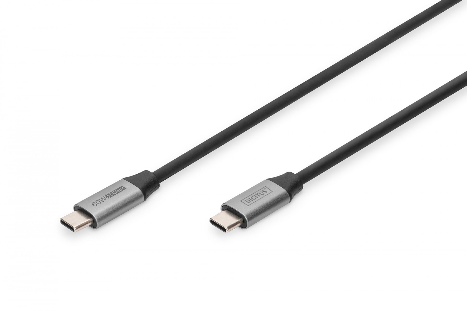 DIGITUS USB-C to USB-C PD60W Gen1 USB3.0 Connectioncable 0.5m / 4K (DB-300220-005-S) DIGITUS USB-C to USB-C PD60W Gen1 USB3.0 Connectioncable 0.5m / 4K (DB-300220-005-S)