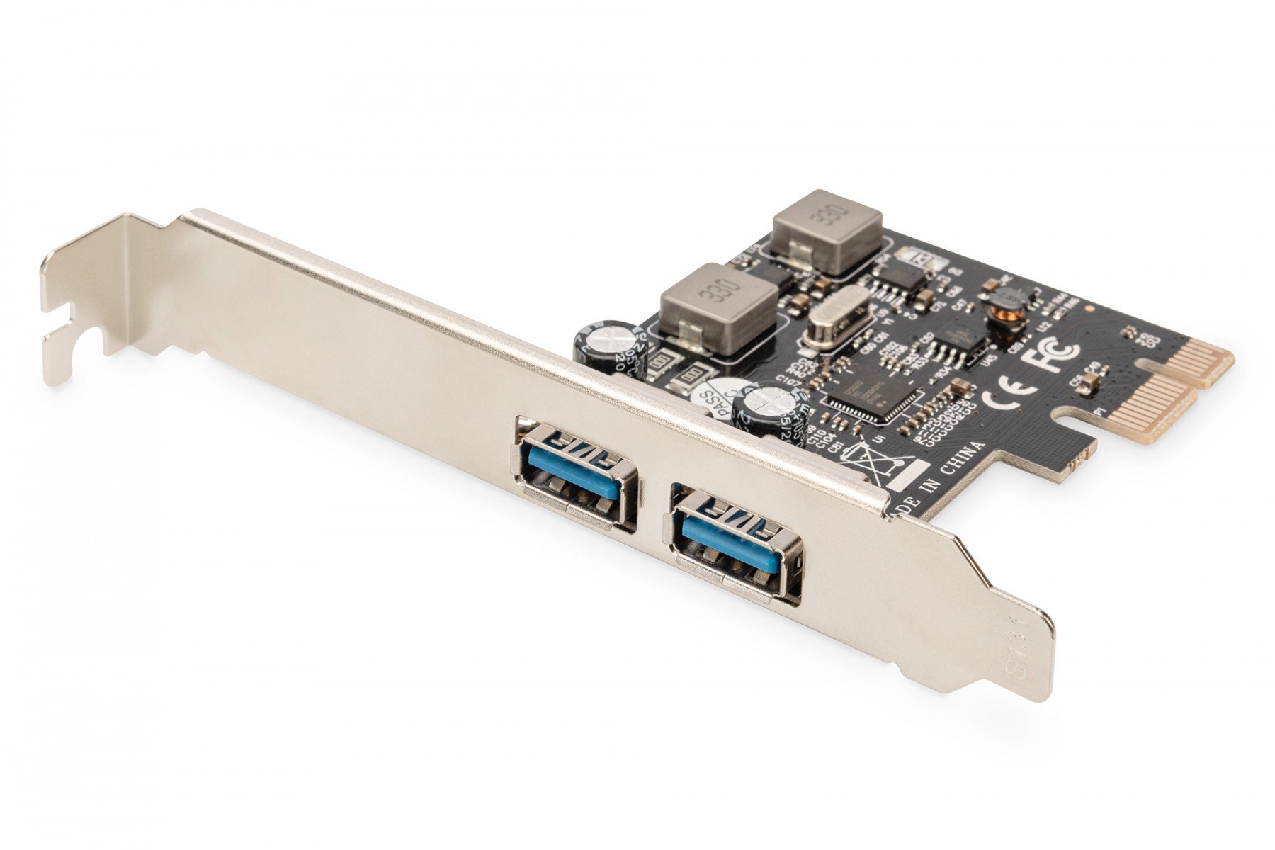 DIGITUS USB PCI Express Add-On card USB3.0, 2-port A/F, 1x LP bracket, NEC UPD720202 (DS-30220-5) DIGITUS USB PCI Express Add-On card USB3.0, 2-port A/F, 1x LP bracket, NEC UPD720202 (DS-30220-5)