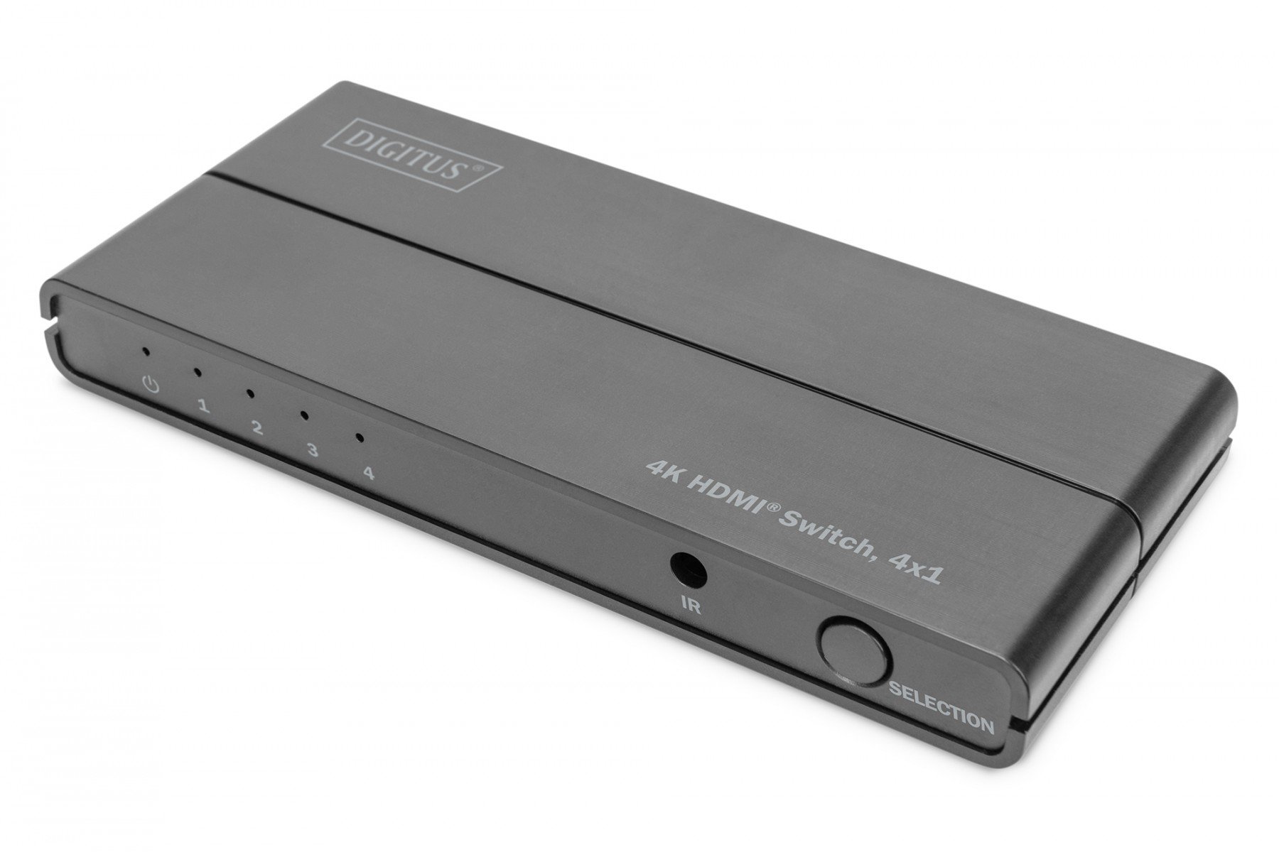 DIGITUS 4K HDMI Switch, 4x1 4K/60Hz, 18 Gbps, HDR, HDCP 2.2, CEC (DS-45329) DIGITUS 4K HDMI Switch, 4x1 4K/60Hz, 18 Gbps, HDR, HDCP 2.2, CEC (DS-45329)