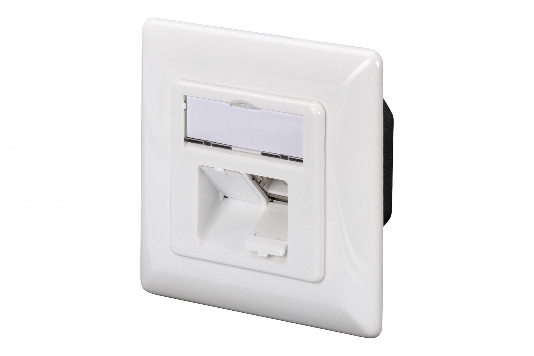 DIGITUS CAT 6A Class EA network outlet, shielded, 2x RJ45 LSA, pure white, surf. mount, vert. cable install. (DN-9007-S-1) DIGITUS CAT 6A Class EA network outlet, shielded, 2x RJ45 LSA, pure white, surf. mount, vert. cable install. (DN-9007-S-1)