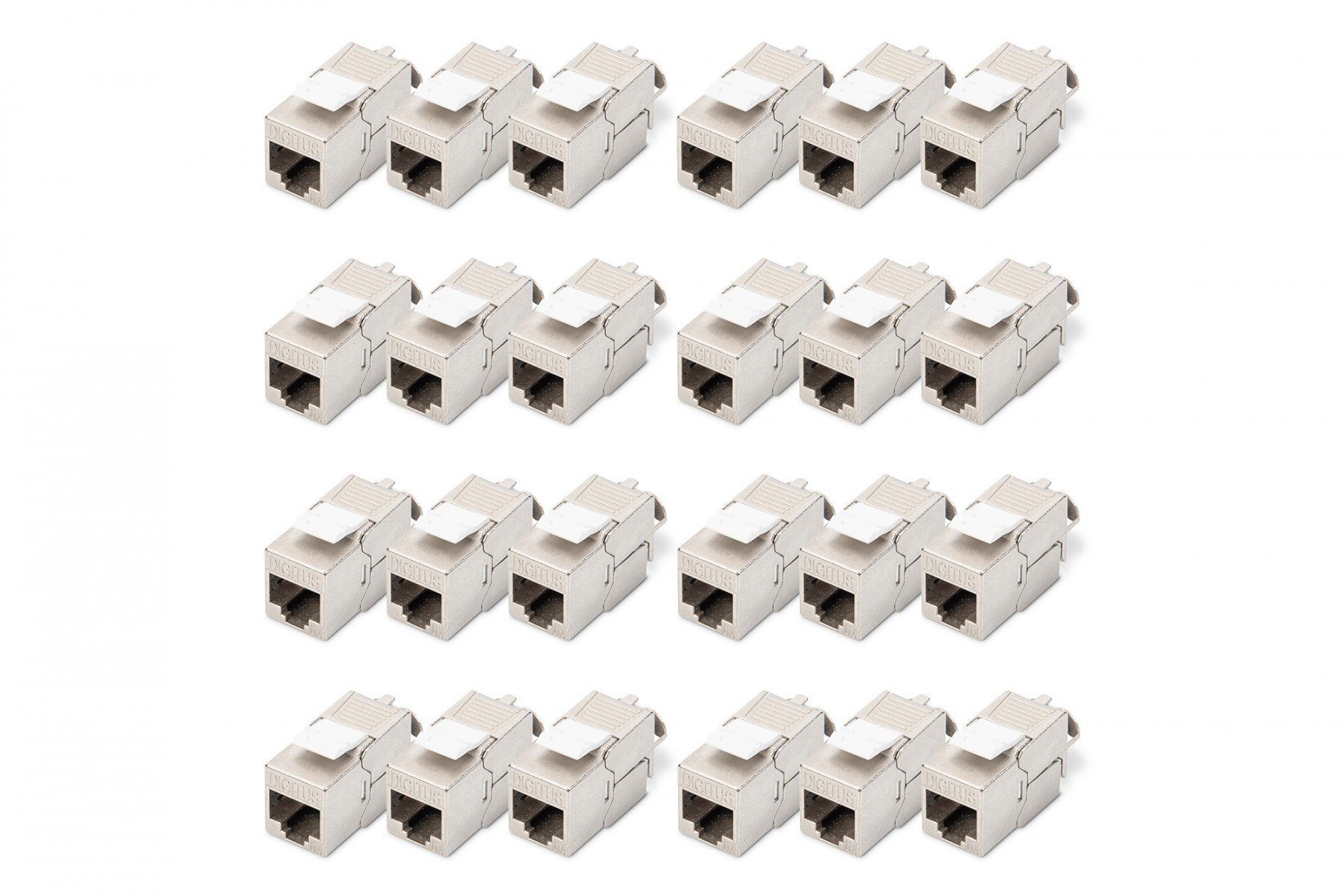DIGITUS CAT 6A Keystone Jack, shielded,Re-embedded tool free connec., set 24 pcs (DN-93615-24) DIGITUS CAT 6A Keystone Jack, shielded,Re-embedded tool free connec., set 24 pcs (DN-93615-24)