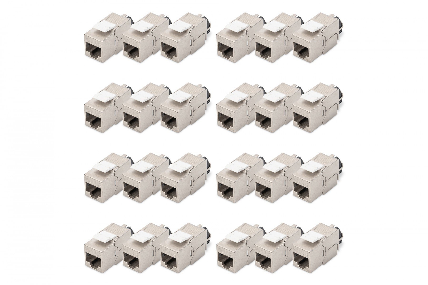 DIGITUS CAT 6A Keystone Jack, shielded tool free connec., set 24 pcs (DN-93617-24) DIGITUS CAT 6A Keystone Jack, shielded tool free connec., set 24 pcs (DN-93617-24)