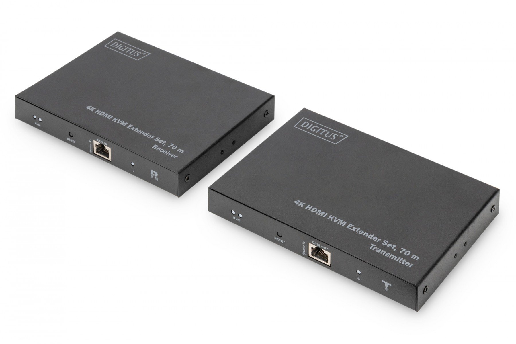 DIGITUS HDMI 2.0 HDMI KVM Extender Set, 70 m USB 1.1, touch panel support (DS-55513) DIGITUS HDMI 2.0 HDMI KVM Extender Set, 70 m USB 1.1, touch panel support (DS-55513)