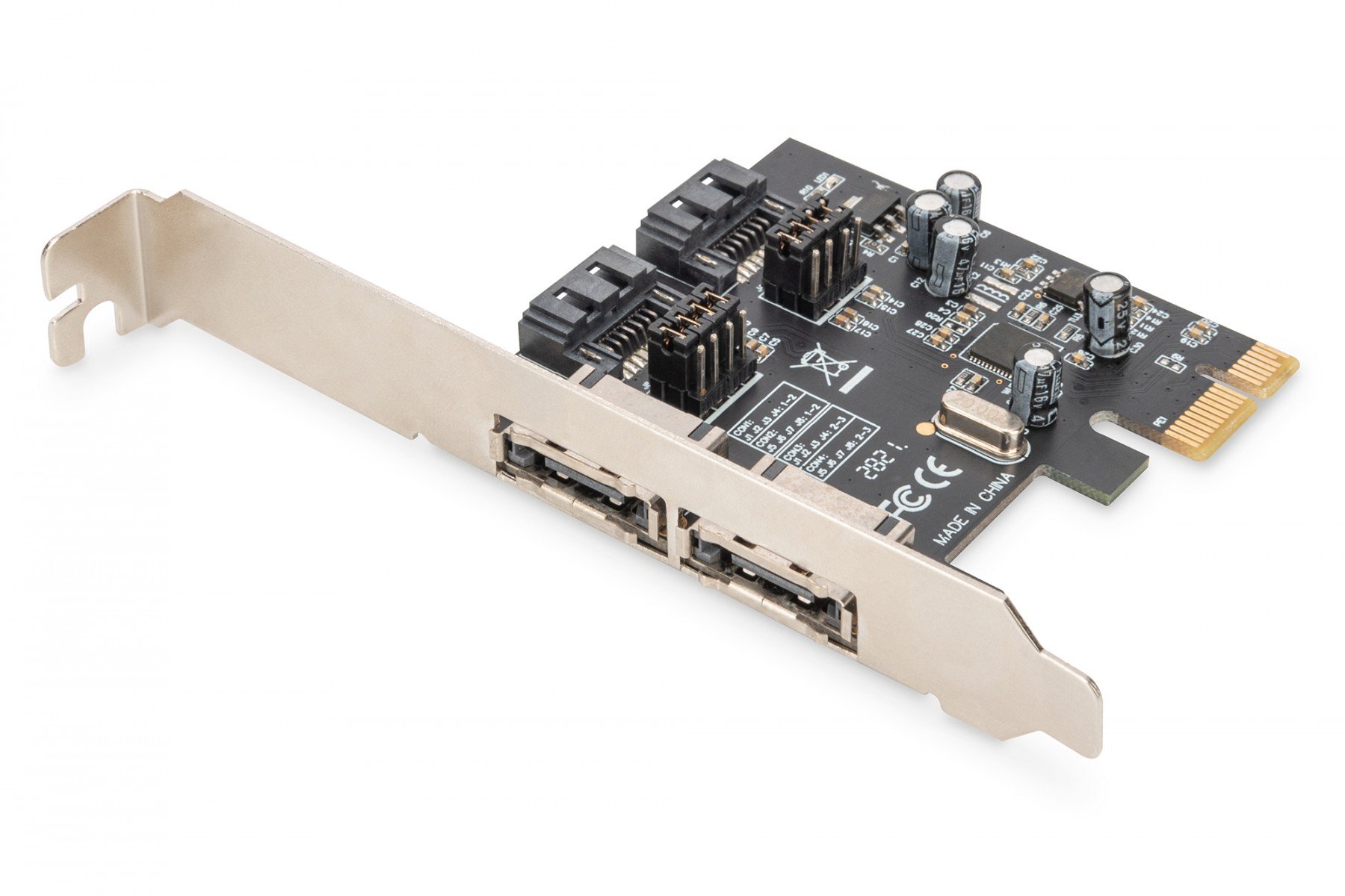 DIGITUS SATAIII PCIexpress Add-On card int:4xSATA/ex:2xeSATA,wählbar, ASM1061 (DS-30105) DIGITUS SATAIII PCIexpress Add-On card int:4xSATA/ex:2xeSATA,wählbar, ASM1061 (DS-30105)
