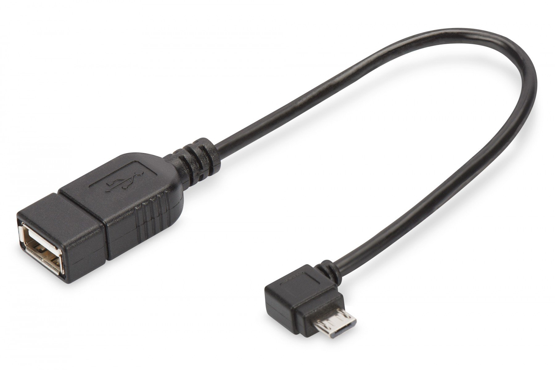 DIGITUS USB 2.0 adpter cable, OTG, type micro B - A M/F, 0.15m, USB 2.0 conform, right angle, bl (AK-300313-002-S) DIGITUS USB 2.0 adpter cable, OTG, type micro B - A M/F, 0.15m, USB 2.0 conform, right angle, bl (AK-300313-002-S)