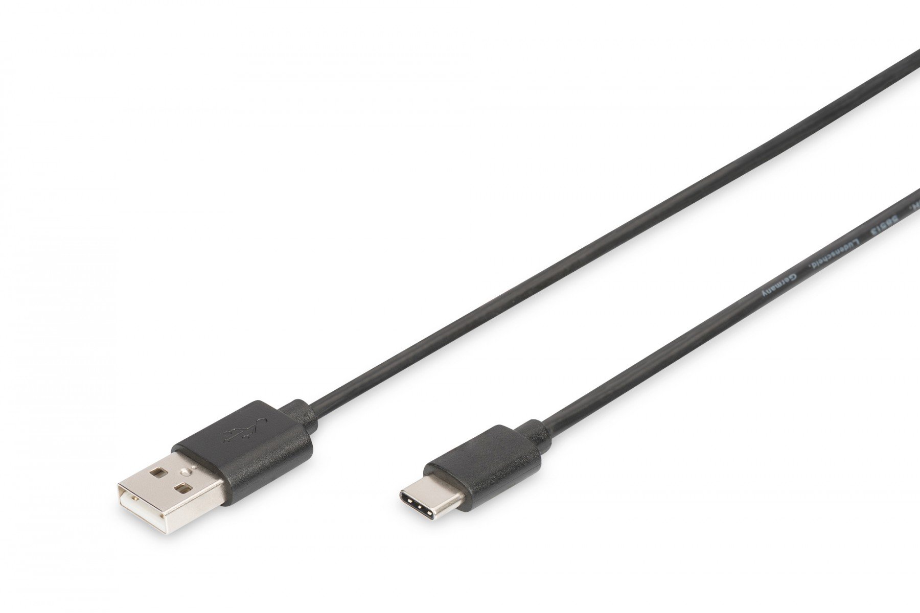 DIGITUS USB Type-C connection cable, type C to A M/M, 1.8m, 3A, 480MB, 2.0, bl (DB-300136-018-S) DIGITUS USB Type-C connection cable, type C to A M/M, 1.8m, 3A, 480MB, 2.0, bl (DB-300136-018-S)